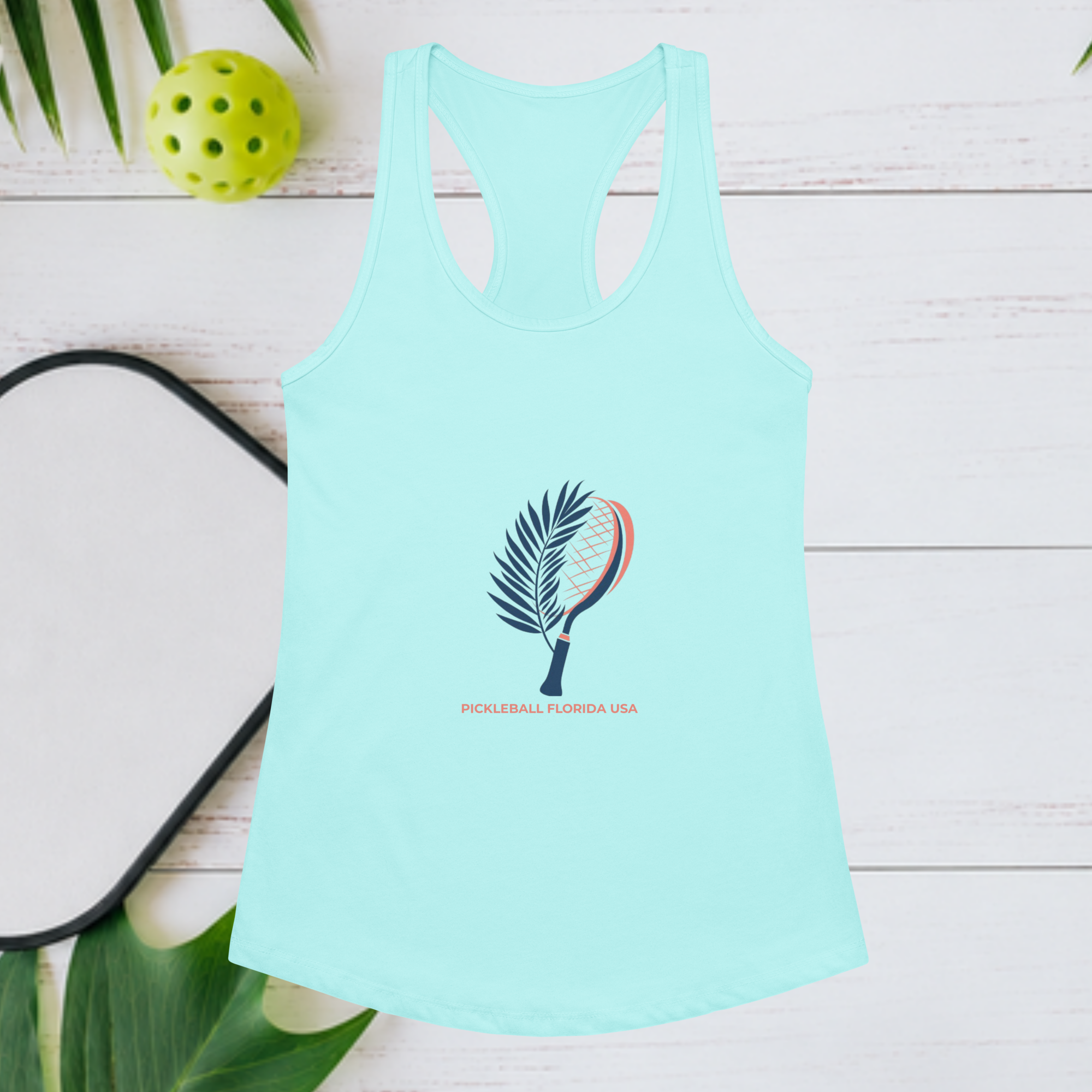 Coastal Serve Tank Mint Pickleball Florida